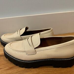 Franco Sarto Womens Balin Lug Sole Penny Loafer